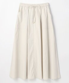 ANY 【ウエストゴム】ナイロンベイカーフレアスカート