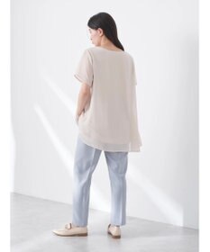 earth music&ecology シアードッキングＡラインチュニック