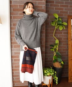 TOQUE 〈大草直子さんアドバイザー〉【天然素材】ベビーアルパカ ハイネックニット