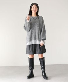 Green Parks シアーゆったりニットプルオーバー