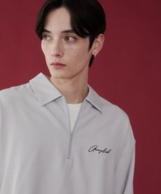 WEGO 【軽量/シワにならない】ドライポリハーフZIPシャツ（LS）