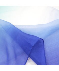 Marca ＜洗えるシルク＞【Marcaオリジナル】オンブレーロング ウォッシャブル シルクローン ロングスカーフ