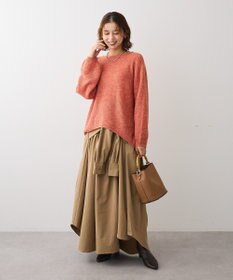 Green Parks シアーゆったりニットプルオーバー