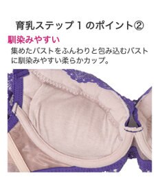 BRADELIS New York 【BRADELIS New York / 育乳補整ブラ・STEP1 集める】ウェンディバックスムーズステップ1ブラ23A2 脇高設計で背中スッキリ