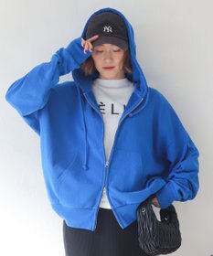 WEGO 【ユニセックス着用ITEM/MLサイズ展開】コンパクトフィットダブルZIPパーカー