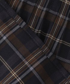 ANY 【洗える】ピンタックチェックブラウス