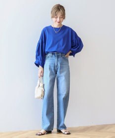 AMERICAN HOLIC ドルマンギャザースリーブカットプルオーバー