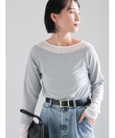 Te chichi レイヤードテレコトップス