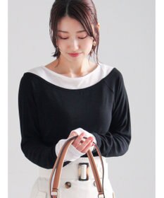 Te chichi レイヤードテレコトップス