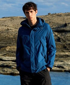 JOSEPH ABBOUD MOUNTAIN 【CREA掲載・ECO撥水/軽量/抗菌性/ライナードッキング対応】タスランワッシャー マウンテン パーカー