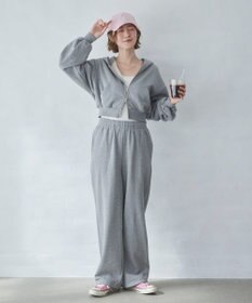 WEGO 【ウエストゴム/XSSMサイズ展開】スウェットワイドパンツ