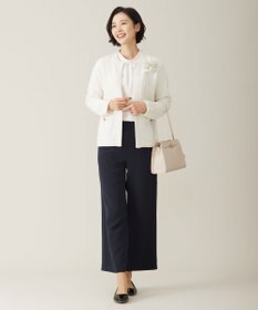 J.PRESS LADIES 【WEB限定カラーあり・洗える】TWEED ニット ジャケット