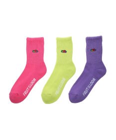 Green Parks ■ＦＲＵＩＴ　ＯＦ　ＴＨＥ　ＬＯＯＭ　刺繍３ＰソックスＢ