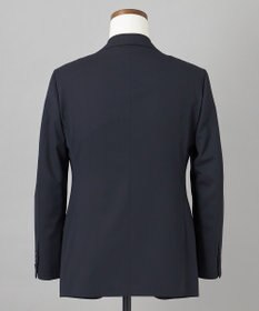 GOTAIRIKU オールシーズン対応【御幸毛織】WOOL×SOLOTEX ストレッチスーツ（ネイビーストライプ）