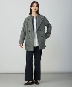 J.PRESS LADIES S チェックビーバー Pコート