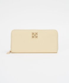 russet モノグラムプレートラウンドジップウォレット(SO-372)