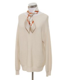 MOONBAT 【美人百花4月号掲載/シルク100%】フルラ (FURLA) スクエア柄 シルクプリントスカーフ 65cm×65cm