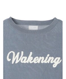 Green Parks さがら刺繍入りニットプルオーバー