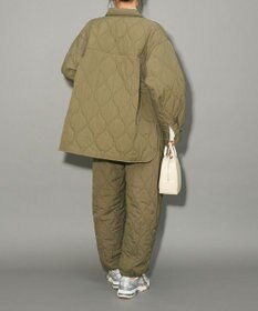 Green Parks キルティングカーブパンツ