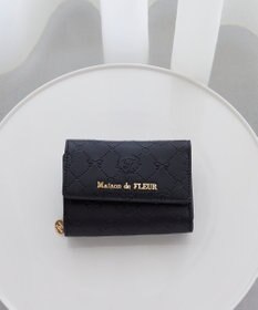 Maison de FLEUR カラーモノグラムウォレット
