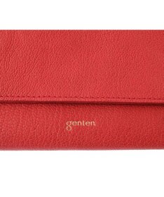 genten 【新色】フレスコ フラップ長財布