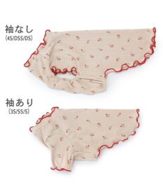 PET PARADISE ペットパラダイス お花のびのび リブ Tシャツ  小型犬