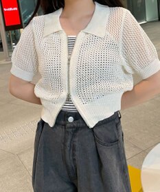 WEGO WZIPニットカーデ