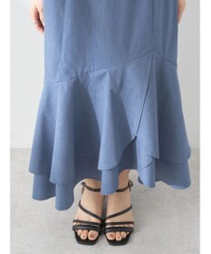 earth music&ecology チューリップヘムティアードスカート