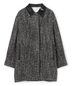 BEIGE， ROBY / フェイクレザーツイードコート