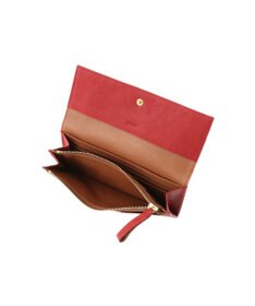 genten 【新色】フレスコ フラップ長財布