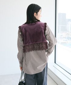 CRAFT STANDARD BOUTIQUE ベロアレース付きベスト