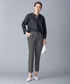 ICB 【新色追加・洗える】 ウールマットウース テーパードパンツ