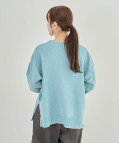 Green Parks ベロアモールリラックスサイズニットプルオーバー
