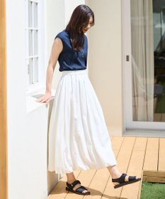 ANY L 【撥水/ウエストゴム】バルーンスカート
