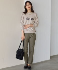 ANY インターシャロゴニットプルオーバー