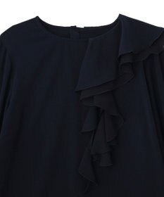 YECCA VECCA アシメラッフルブラウス