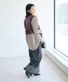 CRAFT STANDARD BOUTIQUE ベロアレース付きベスト