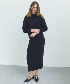 BEIGE， 【ロングセラー】LAURA / ストレッチ Iラインニットスカート
