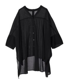 AMERICAN HOLIC バックギャザーＶネックシアーシャツ