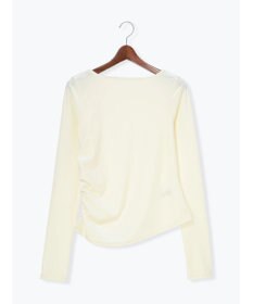 Te chichi ベロアサイドギャザートップス