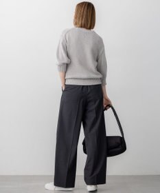 23区 S 【洗える】ルレックスバルキー5分袖 ラメ ニット