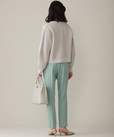 自由区 L 【洗える】パールディティールニット カーディガン