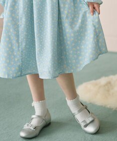 組曲 KIDS 【18-21㎝】かんたんストラップ バレエシューズ