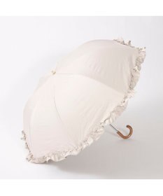 UNBILLION カシュネ cachenez / 【晴雨兼用】【日傘】 【UV カット率99.999.9％以上】PUビッグフリルトップレス折りたたみ傘