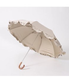 UNBILLION カシュネ cachenez / 【晴雨兼用】【日傘】 【UV カット率99.999.9％以上】PUビッグフリルトップレス折りたたみ傘