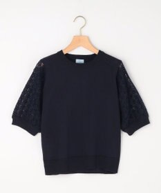 組曲 【先行予約】コットンフラワーレーシープルオーバー ニット