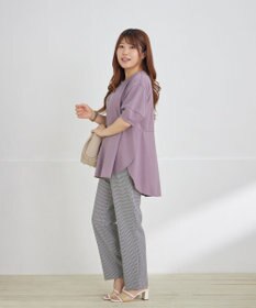 Tiaclasse 【洗える】テーパードパンツ