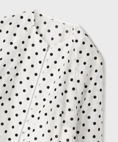 GRACE CONTINENTAL ドットフロッキーブルゾン