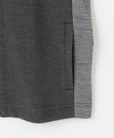 JOSEPH ABBOUD MOUNTAIN 【ソフト/吸水速乾/ライナードッキング対応】メランジバック メッシュ ジップ カットソー