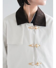 Te chichi メタルバックルカバーオール